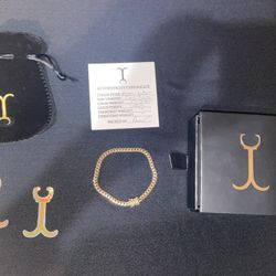 5MM 14KT Yellow gold Miami Cuban Link Bracelet 