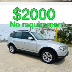 2009 BMW X3 No Credit Application 