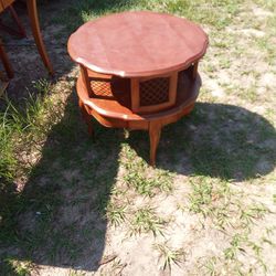 Round Antique Coffee Table 