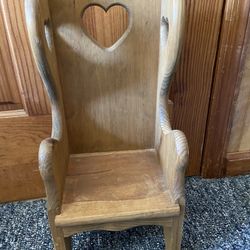 Wooden Doll Chair