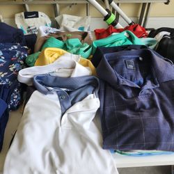 Mens Golf Shirts Size Large