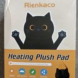 Rinks I Heating Plush Pad - Cute Cat