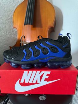 Nike black with blue Vapormax
