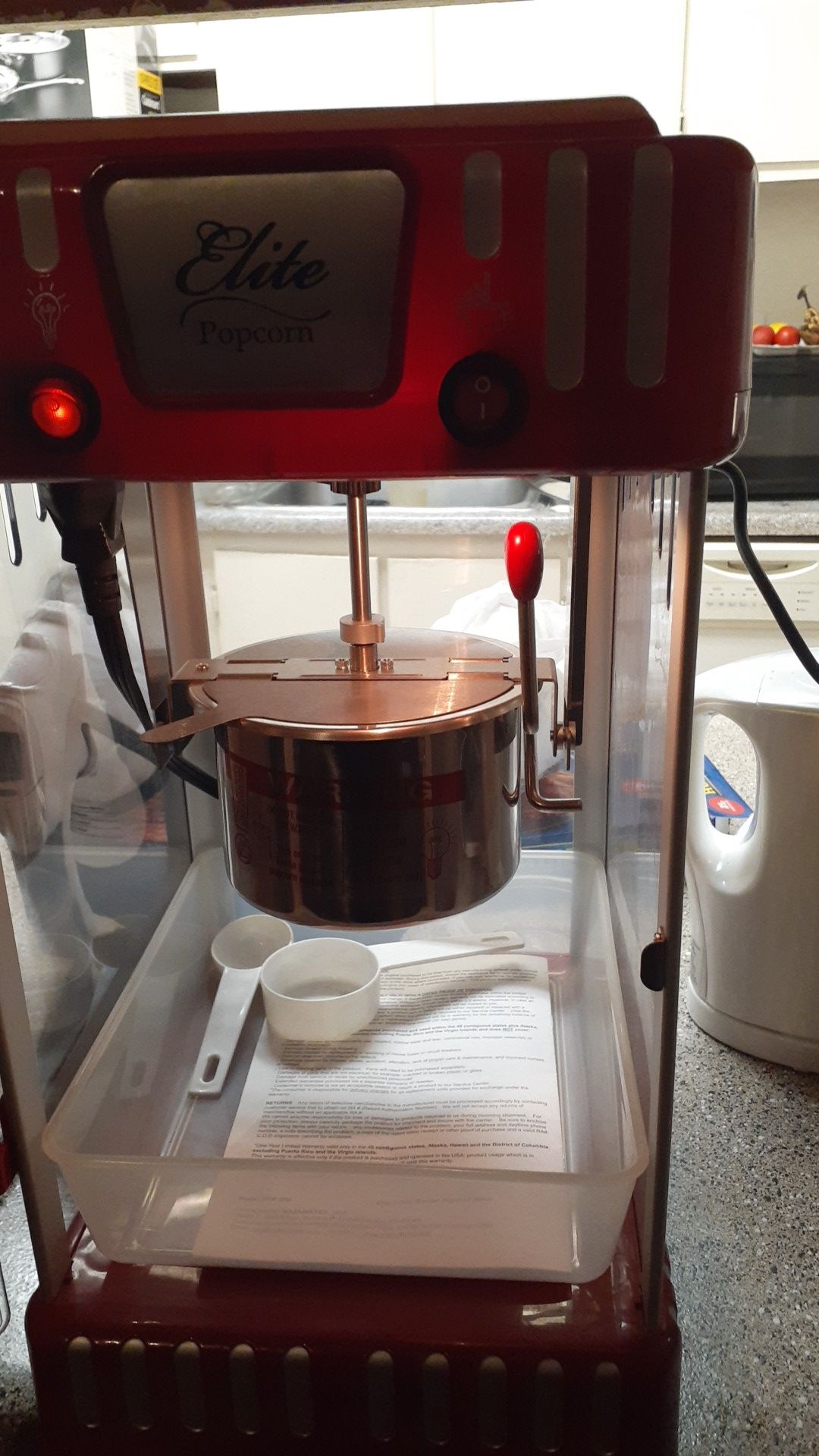Elite popcorn maker 2.5oz
