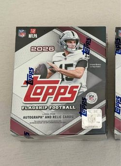 2026 Topps Flagship Football Mega Box - Factory Sealed