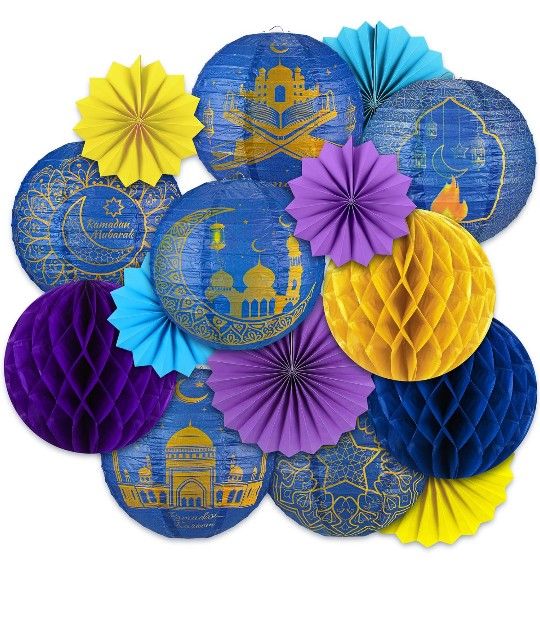 18 Pcs Ramadan Hanging Decorations Kit