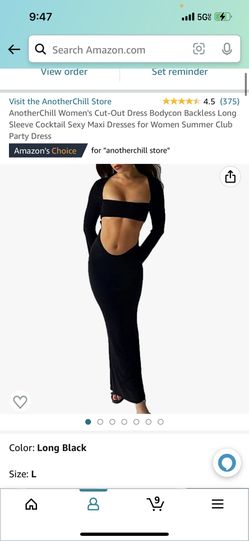 Black cut Out Maternity Dress