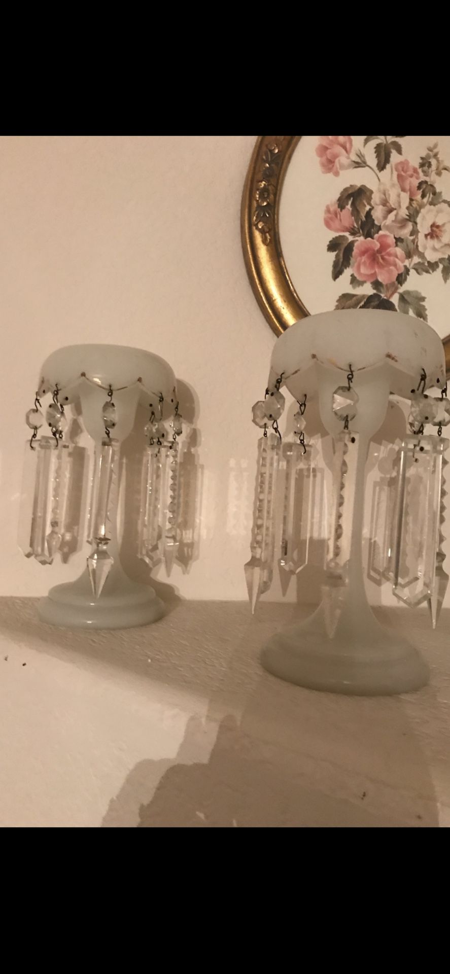 Two Vintage Candle Holders
