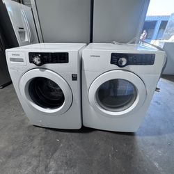 Samsung Washer And Dryer Set Large Capacity 