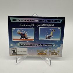 Pokemon Scarlet And Violet Code Card- UNSCRATCHED 