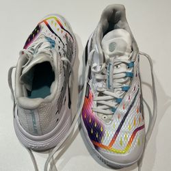 Adidas Barricade White Tennis Shoes, Size 6.5