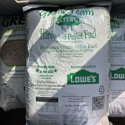 Premium hardwood pellets - 40 pound bags -13
