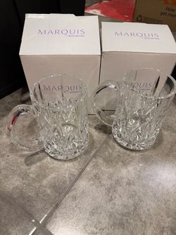 Marquis by Waterford Crystal Mugs Set of 2