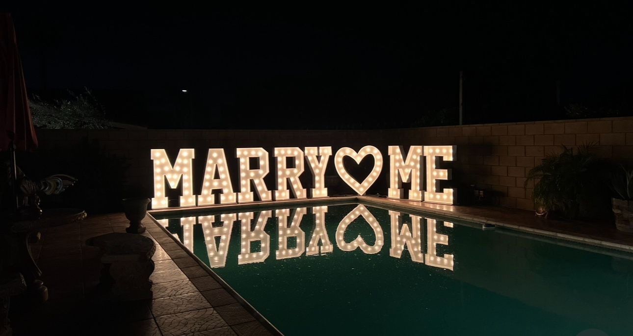Marquee Letters and Numbers