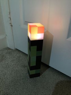 Minecraft Torch Lamp