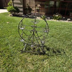 Rustic Ferrisweel For small plants or candels