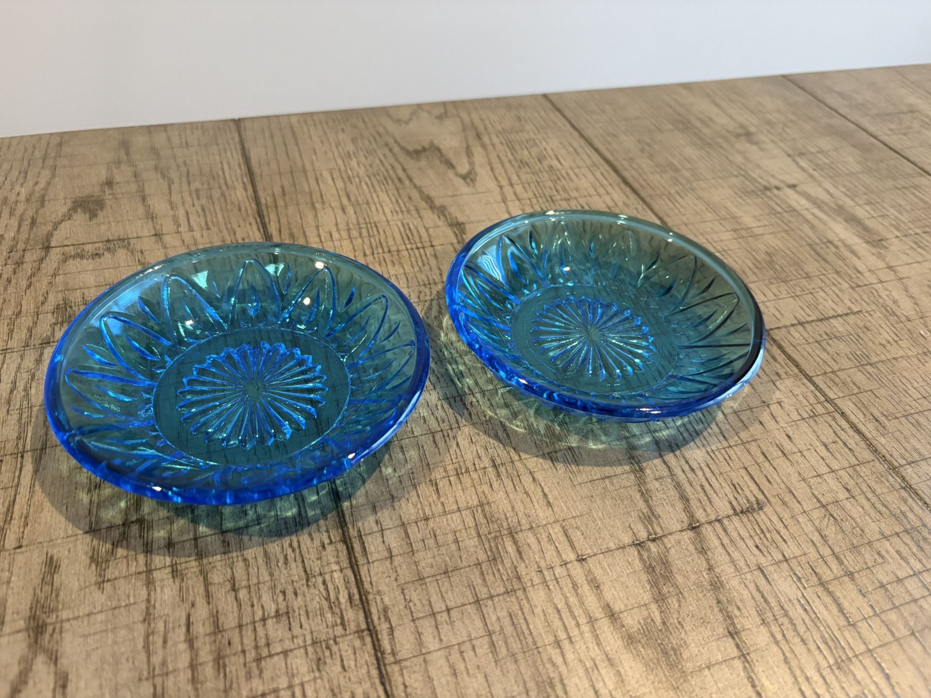 Hazel-Atlas Blue Trinket Dishes