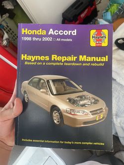 Honda Accord Repair Manual