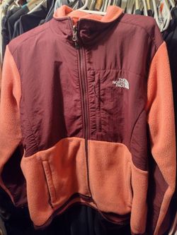 The Northface fleece pink and dark pink fleece zip up