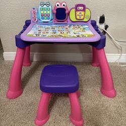 Touch & Learn Pink Activity Desk