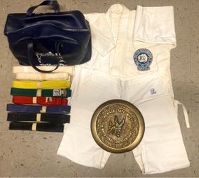 Tae Kwon Do Instructors Dobuk / Belts / Champion Plaque /Tournament Bag
