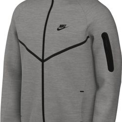 Nike Grey Fleece Windrunner Full-Zip Nike Jacket