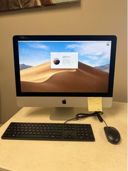 Apple 2015 21.5” iMac 1.6ghz Core i5 8gb RAM 256gb ssd macOS Mojave webcam WiFi
