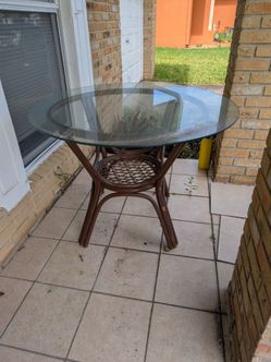 Glass table