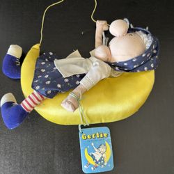 Vintage  1970’s Gertie The Kitchen Witch Russ Berrie Plush Hanging Toy 