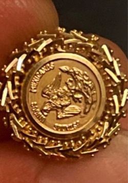 14k solid yellow gold ring