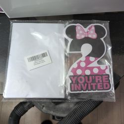 Minnie Mouse Invitations 