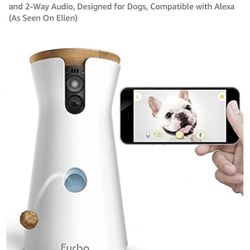 Used** Furbo Dog Camera (1stGen): Treat tossing, 2way Audio