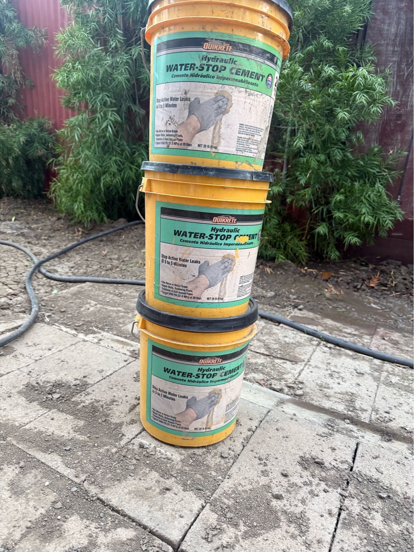 Water stop cement mix 20lbs