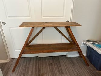 Hand made wood Tv stand