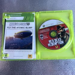 Red Dead Redemption Rockstar Microsoft Xbox (contact info removed) (In GTAV Case)