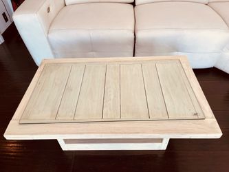 Solid wood coffee table