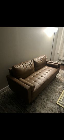 Leather sofa
