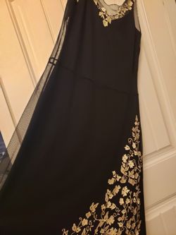 Black long dress size 12 and 14