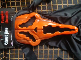 Pumpkin Ghostface mask  Fun World With Tag