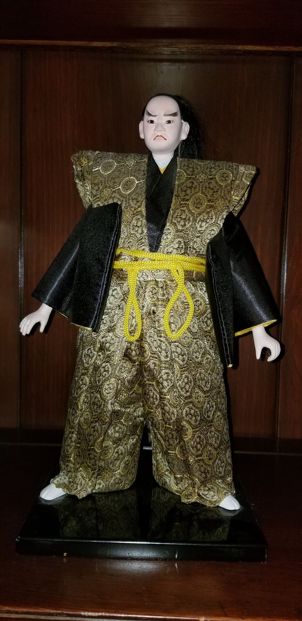 Japanese samurai porcelain doll