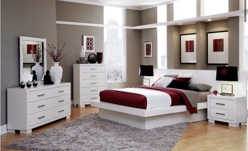 4PC WHITE BEDROOM SET (CO202990) $1149
