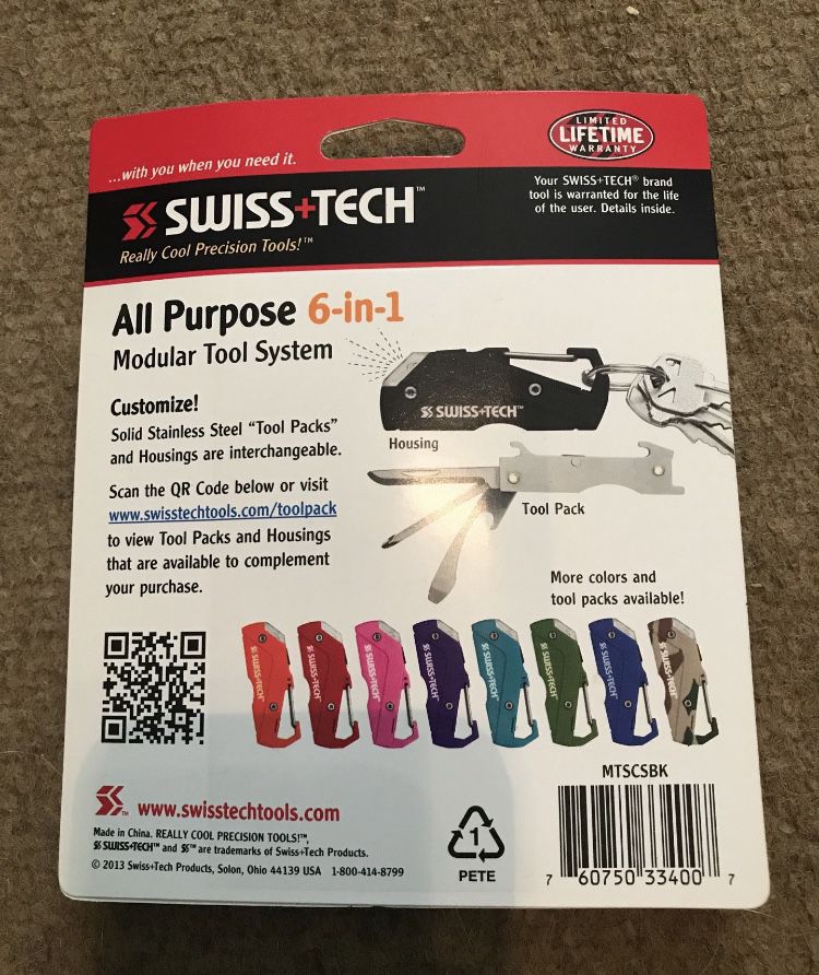 New Swiss Tech 6 In One Multi Tool
