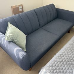 Novogratz Brittany 81.5” Round Arm Futon Chair For Sale
