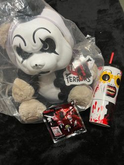 Terrifier Art the Clown Bundle 🔥 Teddy Terrors Plush + Summerween Cup + Blind Bag