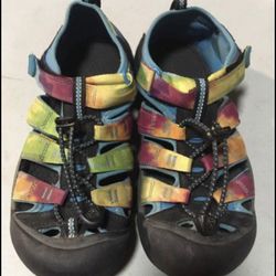 Keen Womens Size 5 Newport H2 Rainbow Tie Dye Shoes Sandals - Worn Once Like New 