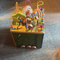 Kids Learning Toy. All Wood Zany Zoo Large Sturdy 