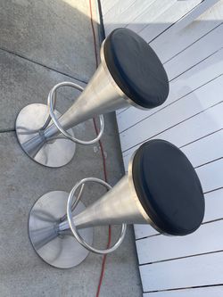 Set of vintage atomic space age post modern stools