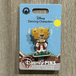 New Disney Pin Prince John Limited Edition 4000 Dancing Head Moves 2023 DLR