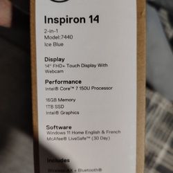 Dell Inspiron 14 | 2-1 | Model 7440