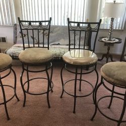 bar stools set of 4 swivel